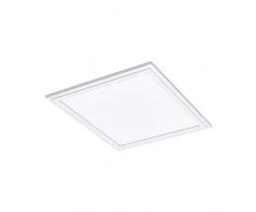 Eglo Salobrena 1 Lampe à grille en aluminium intégrée Blanc, Aluminium Plastique, Blanc., 300 x 300 mm, Integriert