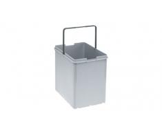 Franke 133,0016,358Â Conteneur Poubelle de 18Â Litre Gris Dimensions 310Â x 220Â x 290Â mm