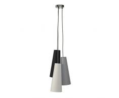 SOPRANA CONE PD-2, suspension, diffuseurs en tissu, 3xE14, max. 3x11W