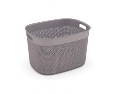 KETER Filo Panier Ã Linge Taupe 4 l XS