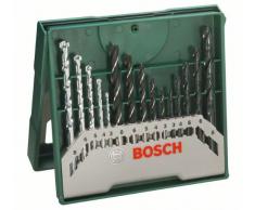Bosch 2607019675 Set de 15 pièces mini-X-Line 5 forets à matériaux Diamètre 3/4/5/6/8 mm