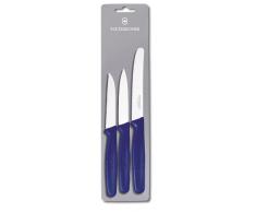 Victorinox Assortiment Couteaux dOffice, 3 pièce, Bleu (40857)