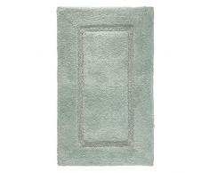 iDesign Spa tapis de bain doux, sortie de douche rectangulaire en coton, vert sauge
