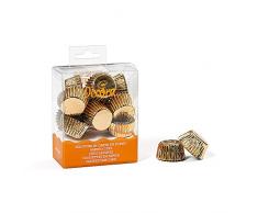 Decora 180 pièces Cuisson Tasse, 27 x 17 mm, Doré, Lot de 180