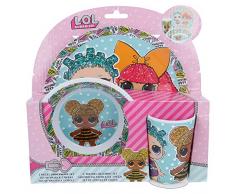 Stor LOL Surprise Service de Table en mÃ©lamine 3 piÃ¨ces