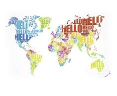 Papier Peint dÃ©co poster HELLO WORLD 3 x 2,70 m | DÃ©co et photo murale XXL QualitÃ© HD Scenolia