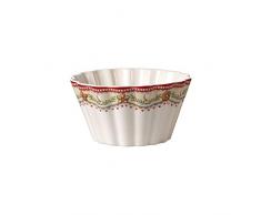 Villeroy & Boch - Winter Bakery Delight Bol Motif Pains dâÃ©pices, Bol Ã Dessert et Bol Ã Muesli en Porcelaine Premium, AdaptÃ© au Micro-ondes, Rouge / Multicolore, 630Â ml