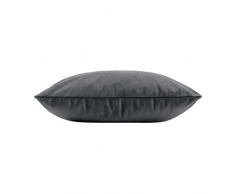 douceur dintÃ©rieur coussin dehoussable 40x40cm velours veloutea anthracite