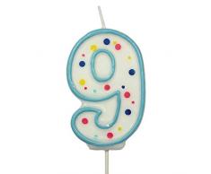 PME CA069 Bougie, Plastique, Bleu, 4 x 1 x 6,3 cm
