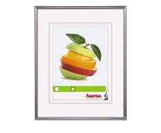 Hama Cadre photo en plastique DÃ©cor Sevilla (taille du Cadre de 24 x 30 cm avec bordure de 9 mm x 17 mm, pour une photo de 15 x 20 cm) Argent Mat