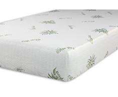 V.I.P. Very Important Pillow Alèse Aloe Vera avec élastiques aux Coins, Tissu Jacquard Extensible, Simple