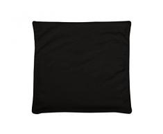 Lovely Casa C65792005H Doudou Housse de Coussin Polyester Noir 60 x 60 cm