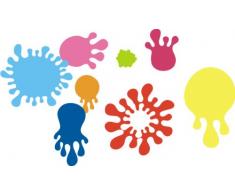 INDIGOS 4051719804584 Sticker Mural, Multicolore