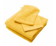 Fleuresse 2828 Fb. 3 Ensemble Ã©ponge 4 PiÃ¨ces 2 x Serviette 50-100 + 2 x Gant de toilette 16-21