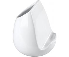 Wenko 53800100 Utensilo Porte-ustensiles de cuisine avec Porte-tablette Céramique Blanc 15 x 14,5 x 16,5 cm