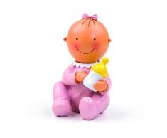 Mopec Y705.2 Tirelire en Forme de bébé Assis avec biberon 15 cm