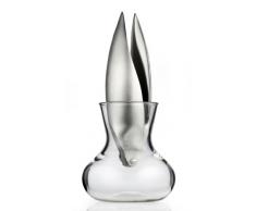 Eva Solo Presse à ail en acier inoxydable Récipient en verre