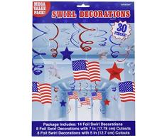 Guirlandes verticales USA (x30)