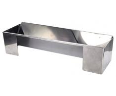 Lily cook KP5345 Moule à bûche Triangulaire, INOX, Argent, 30,2 x 9,8 x 7,4 cm