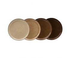 Denby Studio Craft Ensemble de 4 pièces Assiette, Mixtes, Lot de 4, Céramique, Mixte, Dinner Plate