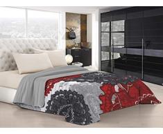 Italian Bed Linen Couette dâÃ©tÃ© âKi-Osaâ avec impression digitale, 100% microfibre, fabriquÃ© en Italie, KIO623, 2 Places