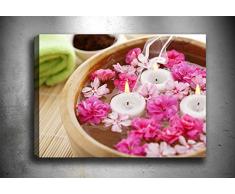 Bonamaison Peinture sur toile, multicolore, 30 x 40 cm - Conçu et fabriqué en Turquie