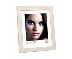 Deknudt Frames S49BS1 Style Rustique Cadre Photo Bois Peint Blanc 18 x 24 cm