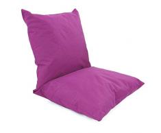 Thedecofactory 909121 Double Coussin, Polyester, Violet, 60 x 120 x 3 cm