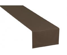 Tom Tailor 575418 T-Dove Chemin de Table Coton Marron 50 x 150 cm
