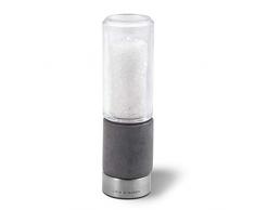 Cole & Mason CH321802 Moulin à sel Regent, béton et acrylique, 180 mm