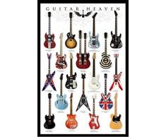 1art1 Guitares Poster - Guitar Heaven, Rock Hall of Fame (91 x 61 cm)