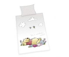 Herding WINNIE LOURSON Parure de Lit Réversible pour Enfants, Housse de Couette 100 x 135 cm, Taie dOreiller 40 x 60 cm, Coton/Renforcé