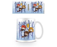 Harry Potter MG24463 (Kawaii Harry Ron Hermione Flying) Mug, CÃ©ramique, Multicolore, 11oz/315ml