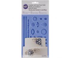 Wilton Brands Fondant et Gomme pâte Silicone Moule 12,7 cm x 7.75-inchjewelry, dautres, Multicolore