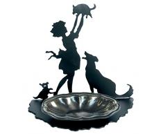IMEX EL ZORRO 11449 Cendrier Fille avec des Chiens 159 x 174 mm