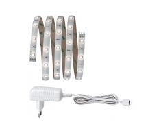 Paulmann 70318 Function YourLED Kit de base LED bande 1,5m, 6500K lumiÃ¨re du jour, 4,5W, 230/12V, Blanc, Plastique