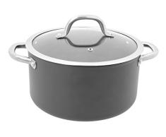 OGO LIVING 7930146 Faitout en Aluminium Noir Ã 24 cm