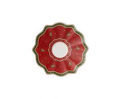 Villeroy & Boch Toys Delight Sous-tasse rouge, 19 cm, Porcelaine Premium