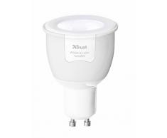 Trust Smart Spot connectÃ© - RGB - Gu10-6W - LED Ã¡ IntensitÃ© Variable Intelligente - compatibles avec Philips Hue* - Zigbee [Classe Ã©nergÃ©tique A+]