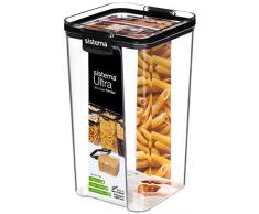 Sistema SI51403 Boîte de rangement carrée, Tritan, 11,3 x 10,2 x 18 cm - Coloris aléatoire