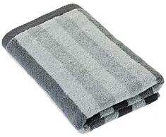 Lasa Home Draps 70x140, Collection Pure Stripes, Gris, 100% Coton, 70x140x1 cm
