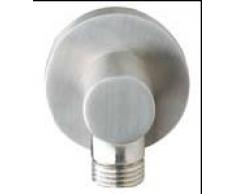 Inox acier inoxydable de Tuyau de douche muraux coude massifs Ecroux standards 1/2G