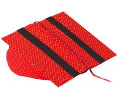 Klein & More Coussin Ã Lire Bouquinette Rouge Ã Pois Blancs