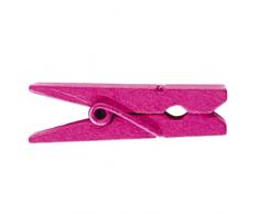 Vaessen Creative Pince à Linge, Fuchsia, Taille Unique