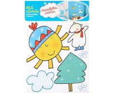 IMAGICOM Nicoletta Costa Sticker Mural, PVC, Multicolore, 50 x 70 cm