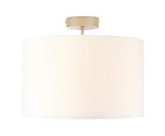 Brilliant AG 13291/05 Plafonnier, MÃ©tal, E27, 60 W, Blanc