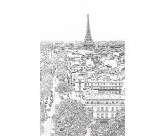 Poster tenture murale XL dÃ©co PARIS ETERNEL 150 x 240 cm | DÃ©cors muraux QualitÃ© HD Scenolia