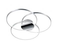 Trio Leuchten 673210306 Plafonnier, 40 W, Aluminium brossÃ©