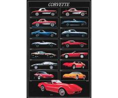 Empire Poster de Corvettes + Accessoires Multicolore