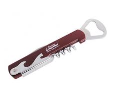 Cuisine Enamel Prof Tire Bouchon, Acier Inoxydable Moderne 18x8.5x3 cm Gris